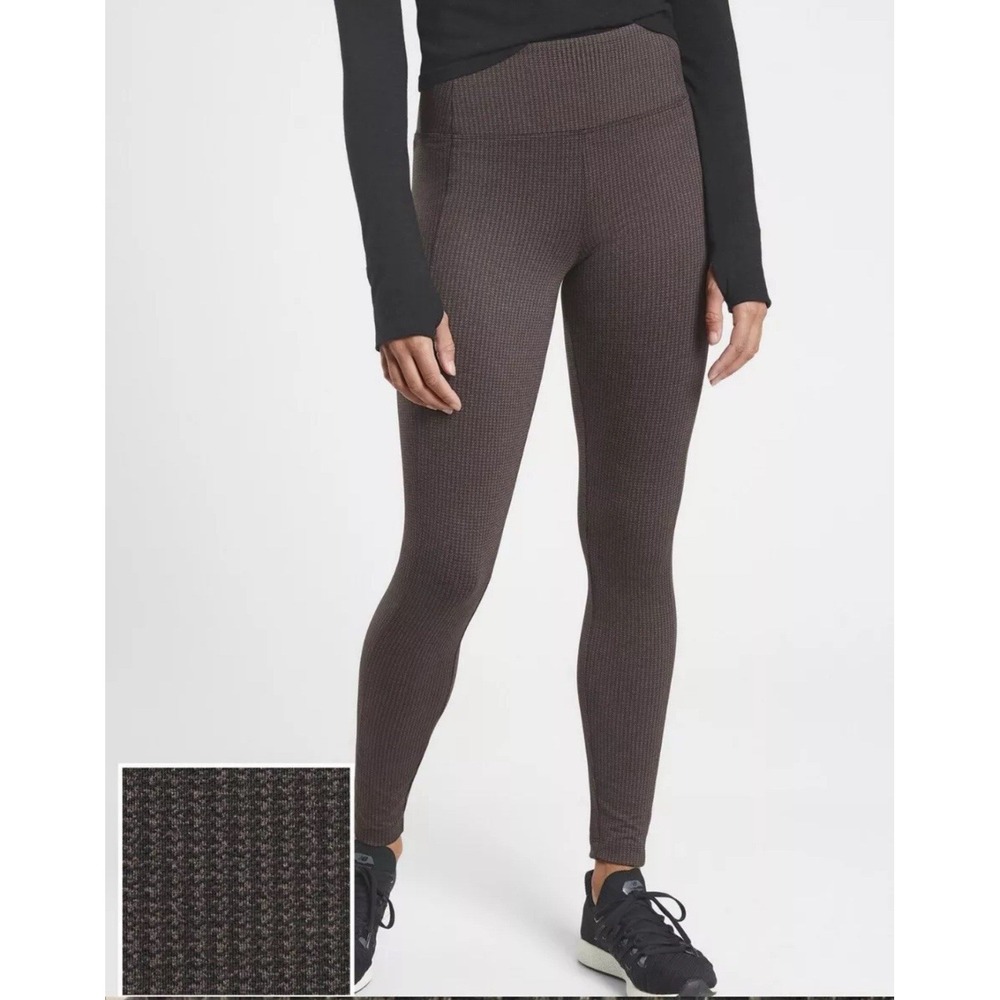 Athleta Delancey Houndstooth Tight Size XS 54023 Back Pockets And Waist Pocket